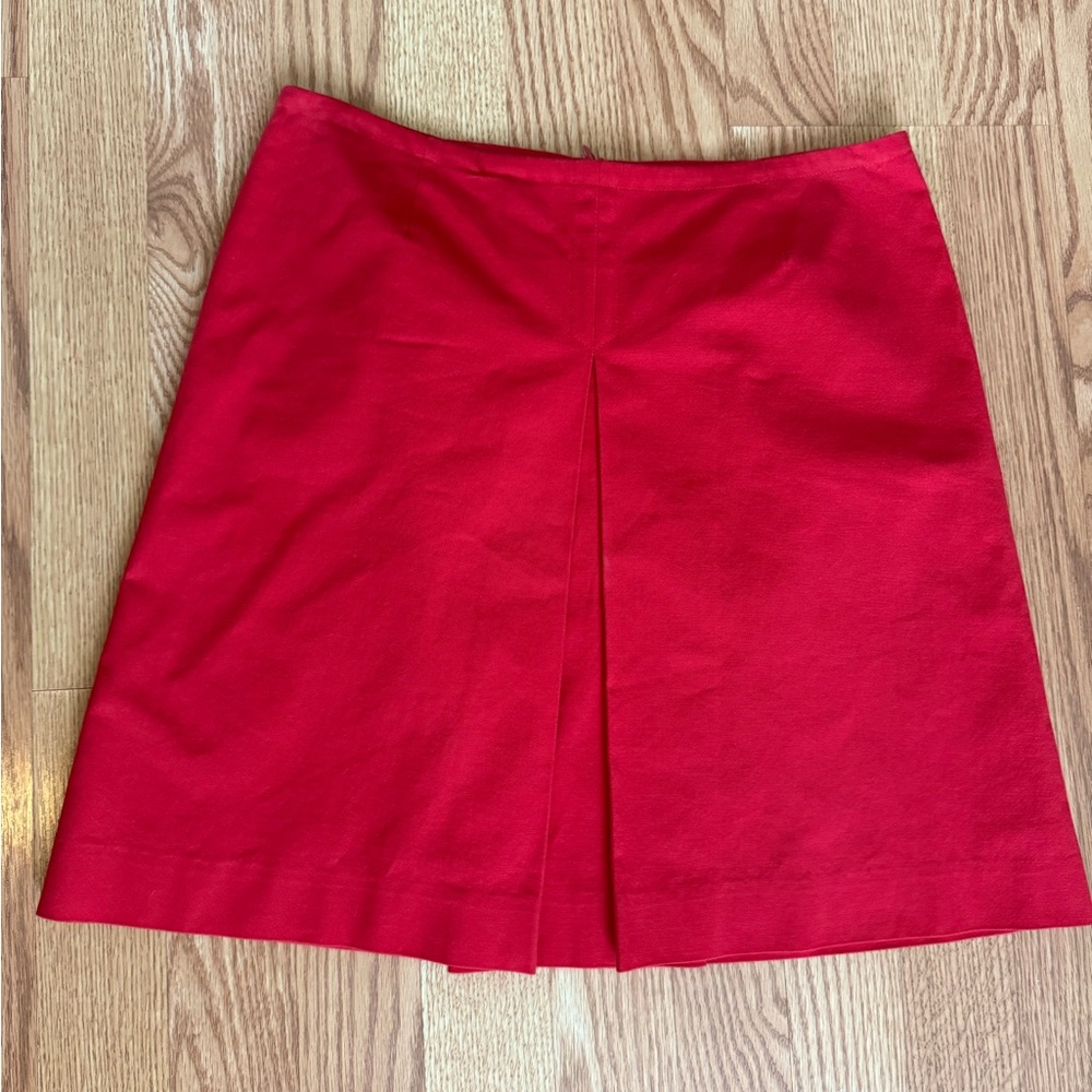Trina Turk Vibrant Red Mini Skirt